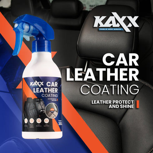 KAXX Car Leather Coating 300ml | UV Protection, Stain Resistant | Restore Shine & Condition