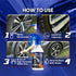 KAXX Car Tyre Rim Cleaner 300ml | Removes Rust & Brake Dust | Colour Changing Formula, Deep Clean