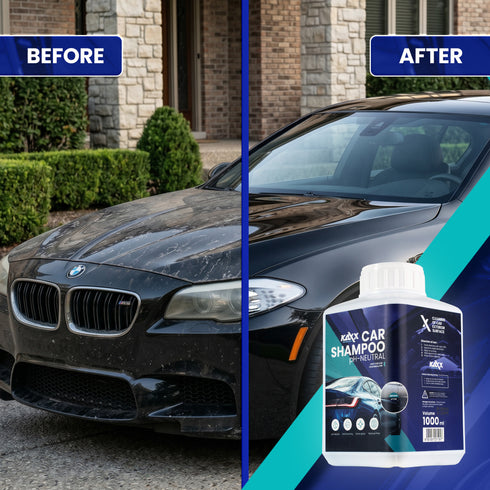 KAXX pH-Neutral Car Shampoo 1000ml | Safe for Coating & PPF | Rich Foam Gloss Booster
