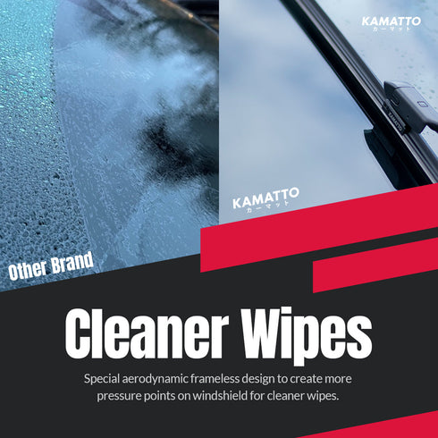 Kamatto Wiper Nissan Elgrand (2002-2010) Hydrophobic Silicone Water Repelling Coating
