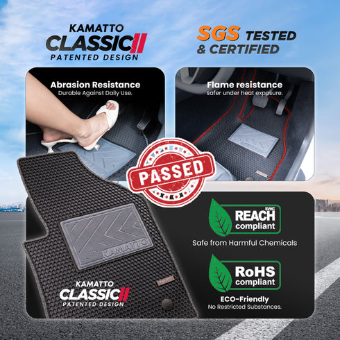 Kamatto Classic BYD Atto 3 (2022-Present) Car Floor Mat and Carpet
