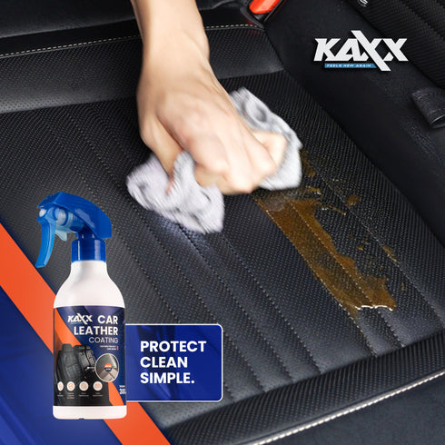 KAXX Car Leather Coating 300ml | UV Protection, Stain Resistant | Restore Shine & Condition