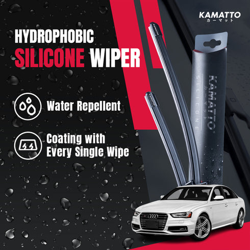 Kamatto Wiper Audi S4 (2009-2016) Hydrophobic Silicone Water Repelling Coating