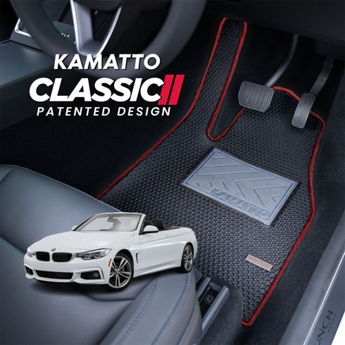 Kamatto Classic BMW 4 Series Convertible F33 (2014-2019) Car Floor Mat and Carpet