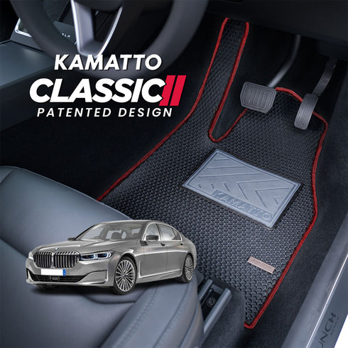 Kamatto Classic BMW 7 Series Hybrid LWB G12 (2016-2022) Car Floor Mat and Carpet