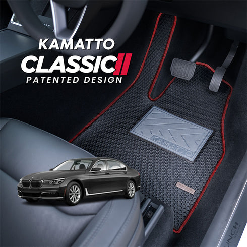 Kamatto Classic BMW 7 Series Non-Hybrid LWB G12 (2016-2022) Car Floor Mat and Carpet