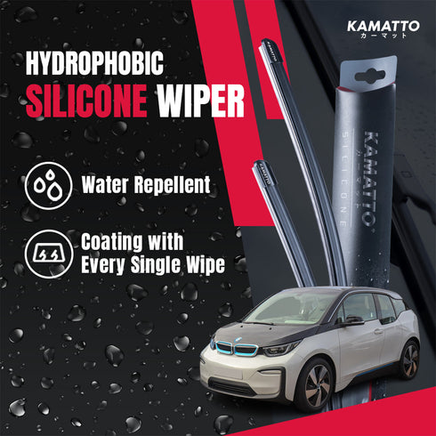 Kamatto Wiper BMW i3 I01 (2013-2022) Hydrophobic Silicone Water Repelling Coating