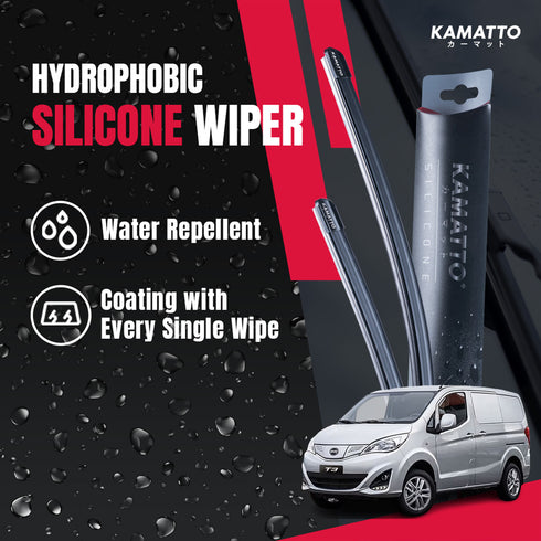 Kamatto Wiper BYD T3 Electric (2014-Present) Hydrophobic Silicone Water Repelling Coating