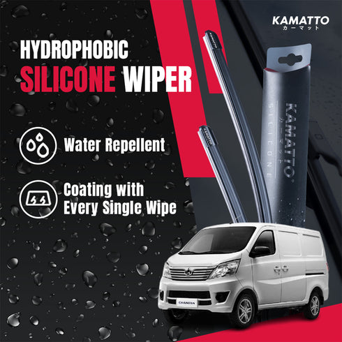 Kamatto Wiper Chana Era Star II Panel Van (2012-Present) Hydrophobic Silicone Water Repelling Coating
