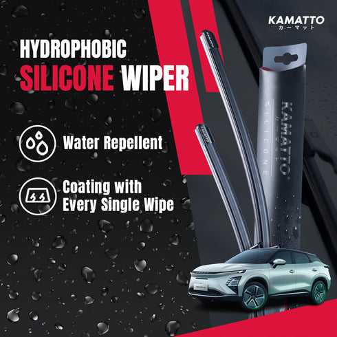 Kamatto Wiper Chery Omoda E5 EV (2024-Present) Hydrophobic Silicone Water Repelling Coating