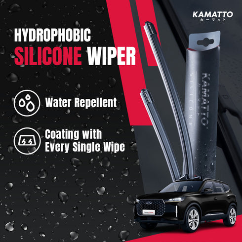 Kamatto Wiper Chery Tiggo Cross (2025-Present) Hydrophobic Silicone Water Repelling Coating