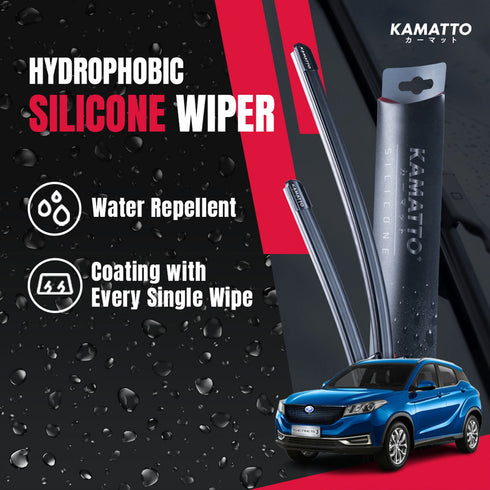 Kamatto Wiper DongFeng Seres 3 EV (2020-Present) Hydrophobic Silicone Water Repelling Coating