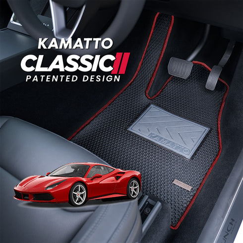 Kamatto Classic Ferrari 488 GTB (2015-2019) Car Floor Mat and Carpet