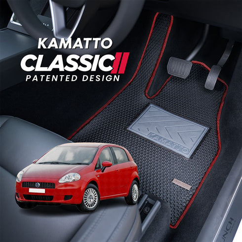 Kamatto Classic Fiat Grande Punto (2005-2012) Car Floor Mat and Carpet