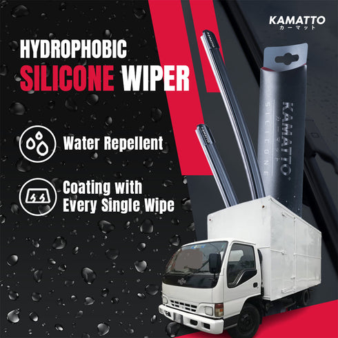 Kamatto Wiper Hicom Perkasa MTB 145 (1996-2011) Hydrophobic Silicone Water Repelling Coating