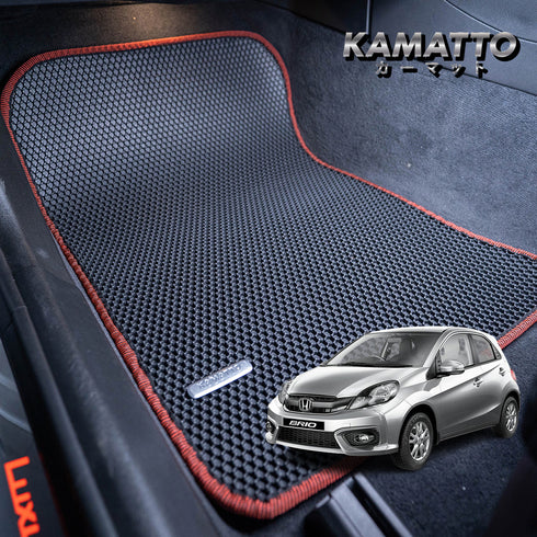 Kamatto Classic Honda Brio (2011-2017) Car Floor Mat and Carpet