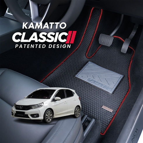 Kamatto Classic Honda Brio (2018-Present) Car Floor Mat and Carpet
