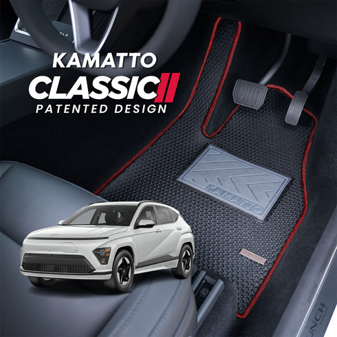 Kamatto Classic Hyundai Kona Electric SX2 (2024-Present) Car Floor Mat and Carpet