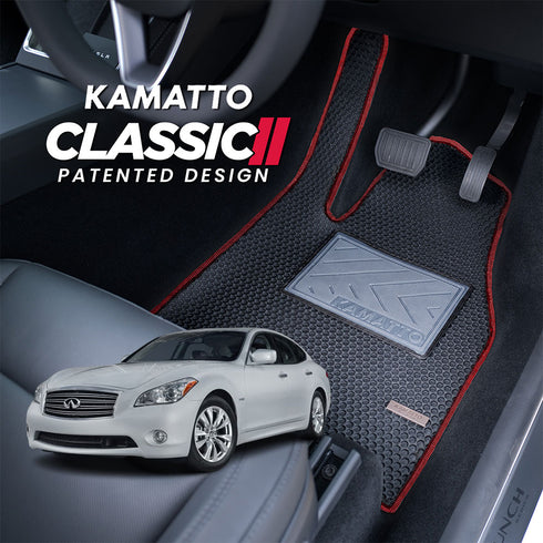 Kamatto Classic Infiniti M35h Y51 (2011-2019) Car Floor Mat and Carpet