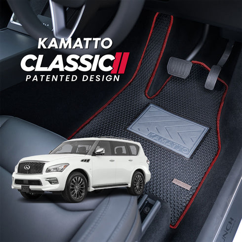 Kamatto Classic Infiniti QX80 Z62 7-Seater (2011-2024) Car Floor Mat and Carpet