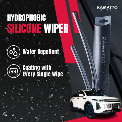 Kamatto Wiper Jaecoo C9 PHEV AWD (2026-Present) Hydrophobic Silicone Water Repelling Coating