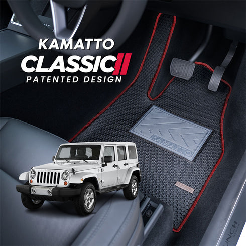 Kamatto Classic Jeep Wrangler JK 5-Door (2007-2018) Car Floor Mat and Carpet