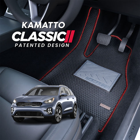 Kamatto Classic Kia Niro DE Hybrid Facelift (2019-2022) Car Floor Mat and Carpet