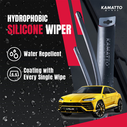 Kamatto Wiper Lamborghini Urus (2018-Present) Hydrophobic Silicone Water Repelling Coating