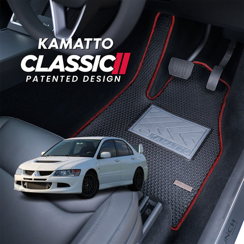Kamatto Classic MItsubishi Lancer Evolution 9 (2005-2007) Car Floor Mat and Carpet