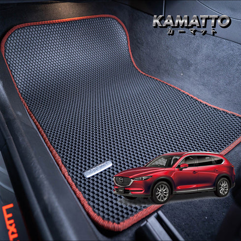 Kamatto Classic Mazda CX-8 CX8 6-Seater With Captain Seats/With Middle Console (2019-Present) Car Floor Mat and Carpet