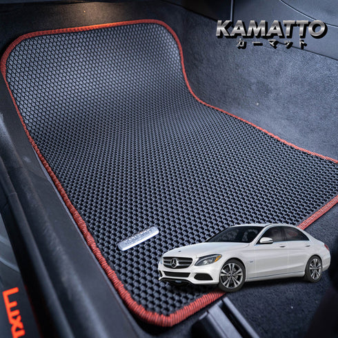 Kamatto Classic Mercedes Benz C-Class Hybrid Sedan W205 (2014-2020) Car Floor Mat and Carpet