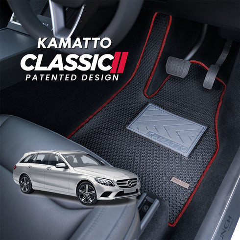 Kamatto Classic Mercedes Benz C-Class S205 Estate/Wagon (2014-2021) Car Floor Mat and Carpet