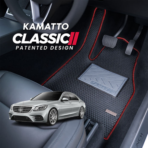 Kamatto Classic Mercedes Benz S-Class W222 Facelift S560e (2018-2021) Car Floor Mat and Carpet