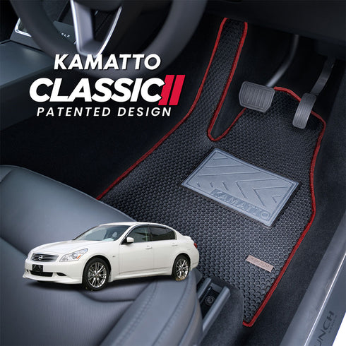 Kamatto Classic Nissan Skyline/Infiniti G25/G35/G37/Q40 V36 Sedan (2007-2015) Car Floor Mat and Carpet