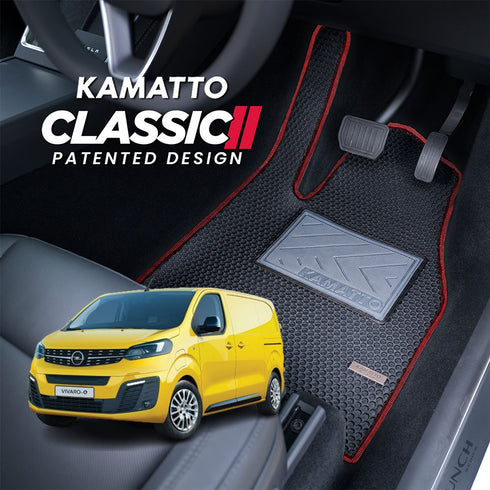 Kamatto Classic Opel Vivaro-e K0 Semi Panel Van (2016-Present) Car Floor Mat and Carpet