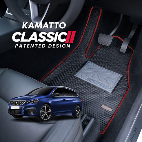 Kamatto Classic Peugeot 308 T9 Wagon (2013-2021) Car Floor Mat and Carpet