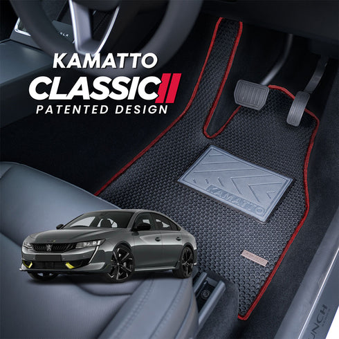 Kamatto Classic Peugeot 508 Fastback (2018-Present) Car Floor Mat and Carpet