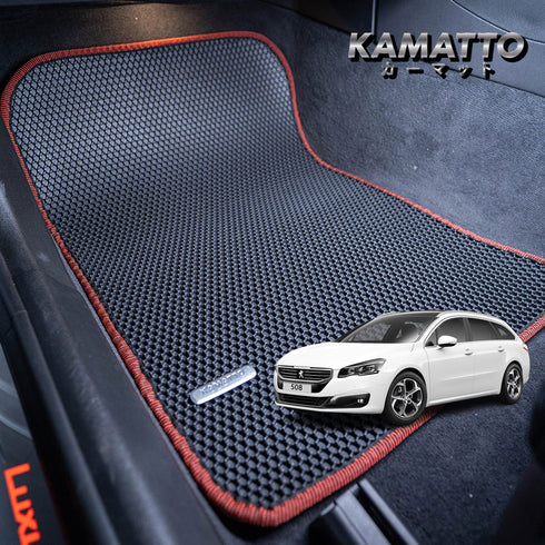 Kamatto Classic Peugeot 508 RXH Wagon W23 (2012-2019) Car Floor Mat and Carpet