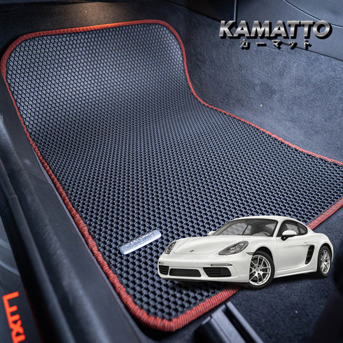 Kamatto Classic Porsche 718 Cayman 982 (2016-Present) Car Floor Mat and Carpet