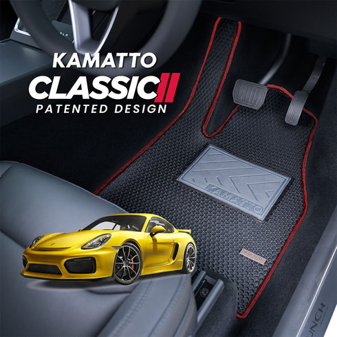 Kamatto Classic Porsche 981 Cayman GT4 (2012-2016) Car Floor Mat and Carpet