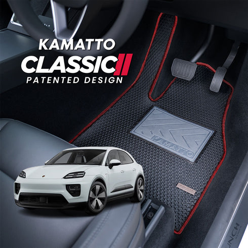 Kamatto Classic Porsche Macan Electric (2024-Present) Car Floor Mat and Carpet