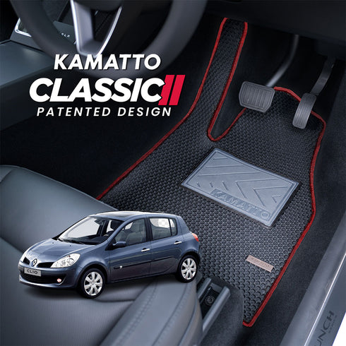 Kamatto Classic Renault Clio III Hatchback (2005-2014) Car Floor Mat and Carpet