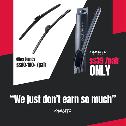 Kamatto Wiper Daihatsu Taft LA900 (2020-Present) Hydrophobic Silicone Water Repelling Coating