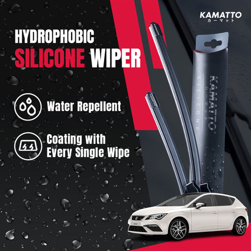 Kamatto Wiper Seat Ibiza MK4 (2008-2017) Hydrophobic Silicone Water Repelling Coating