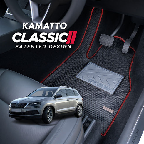 Kamatto Classic Skoda Karoq NU 7 (2017-Present) Car Floor Mat and Carpet