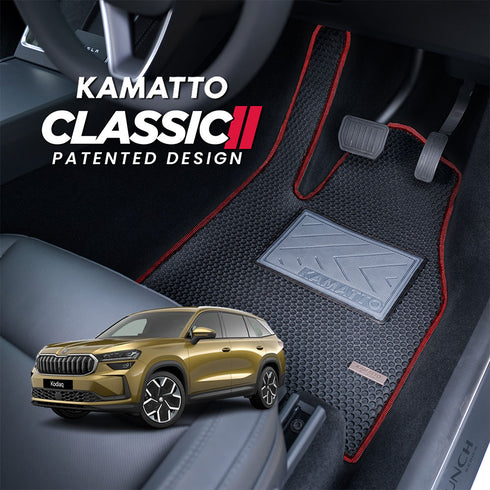 Kamatto Classic Skoda Kodiaq 7-Seater (2024-Present) Car Floor Mat and Carpet