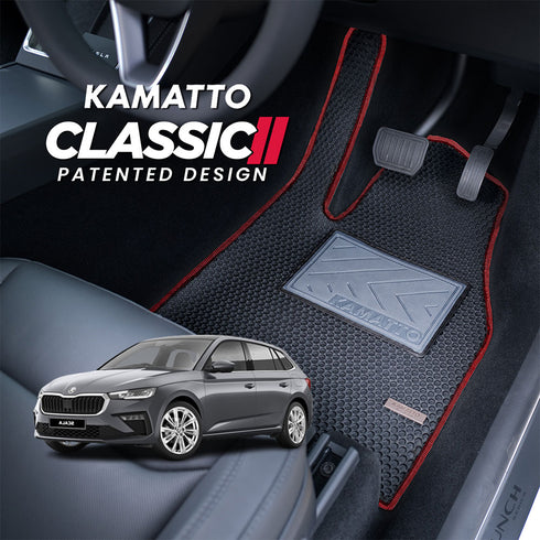 Kamatto Classic Skoda Scala (2019-Present) Car Floor Mat and Carpet