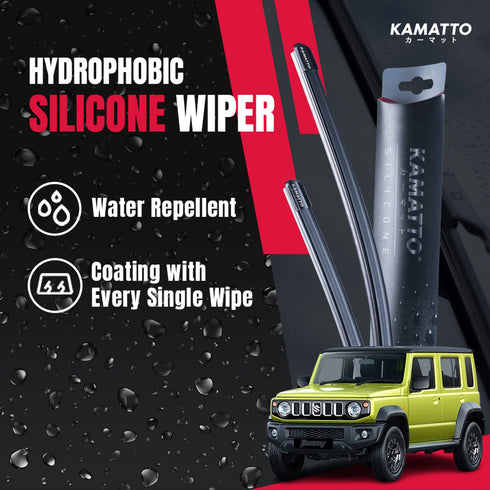 Kamatto Wiper Suzuki Jimny 5-Door (2025-Present) Hydrophobic Silicone Water Repelling Coating