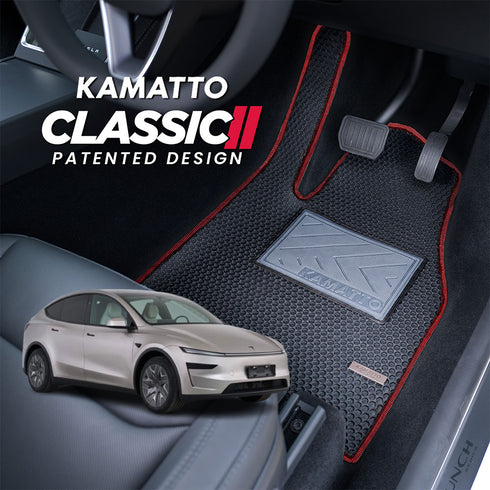 Kamatto Classic Tesla Model Y L 6-Seater (2026-Present) Car Floor Mat and Carpet