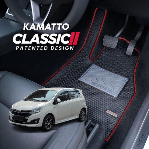 Kamatto Classic Toyota Agya (2013-Present) Car Floor Mat and Carpet